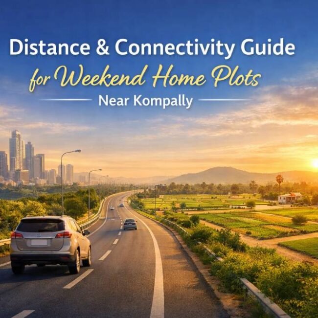 Distance & Connectivity Guide for Weekend Home Plots Near Kompally