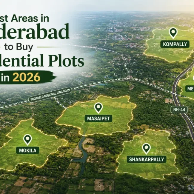 Best Areas in Hyderabad to Buy Residential Plots in 2026